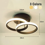 Moderne LED plafondlamp kroonluchter – geometrische armatuur in moderne stijl