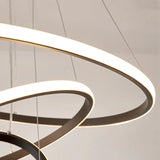 Designer LED hanglamp kroonluchter – moderne 3D ringvorm