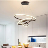 Designer LED hanglamp kroonluchter – moderne 3D ringvorm