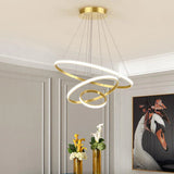 Designer LED hanglamp kroonluchter – moderne 3D ringvorm