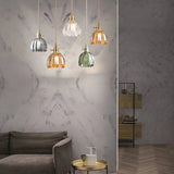 Japanse Retro Glazen Bloem Hanglamp | Elegante Bloemvormige Hanglamp Glas | Warme Sfeerverlichting | Hoogwaardige Materialen | Moderne en Retro Stijlcombinatie | Interieur Design Eyecatcher | Eenvoudige Installatie