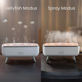 Diffuser & Luchtbevochtiger | LED Aromadiffuser met Kleurverandering & Afstandsbediening | JellyMist