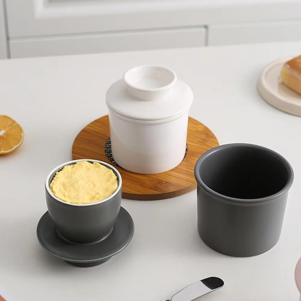 Keramische Boter Jam Voorraadpot