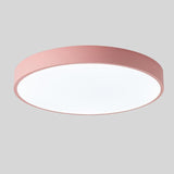 Nordic Macaron in hout, ronde plafondlamp