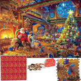 Kerstpuzzel Adventskalender - 24 Dagen Aftellen