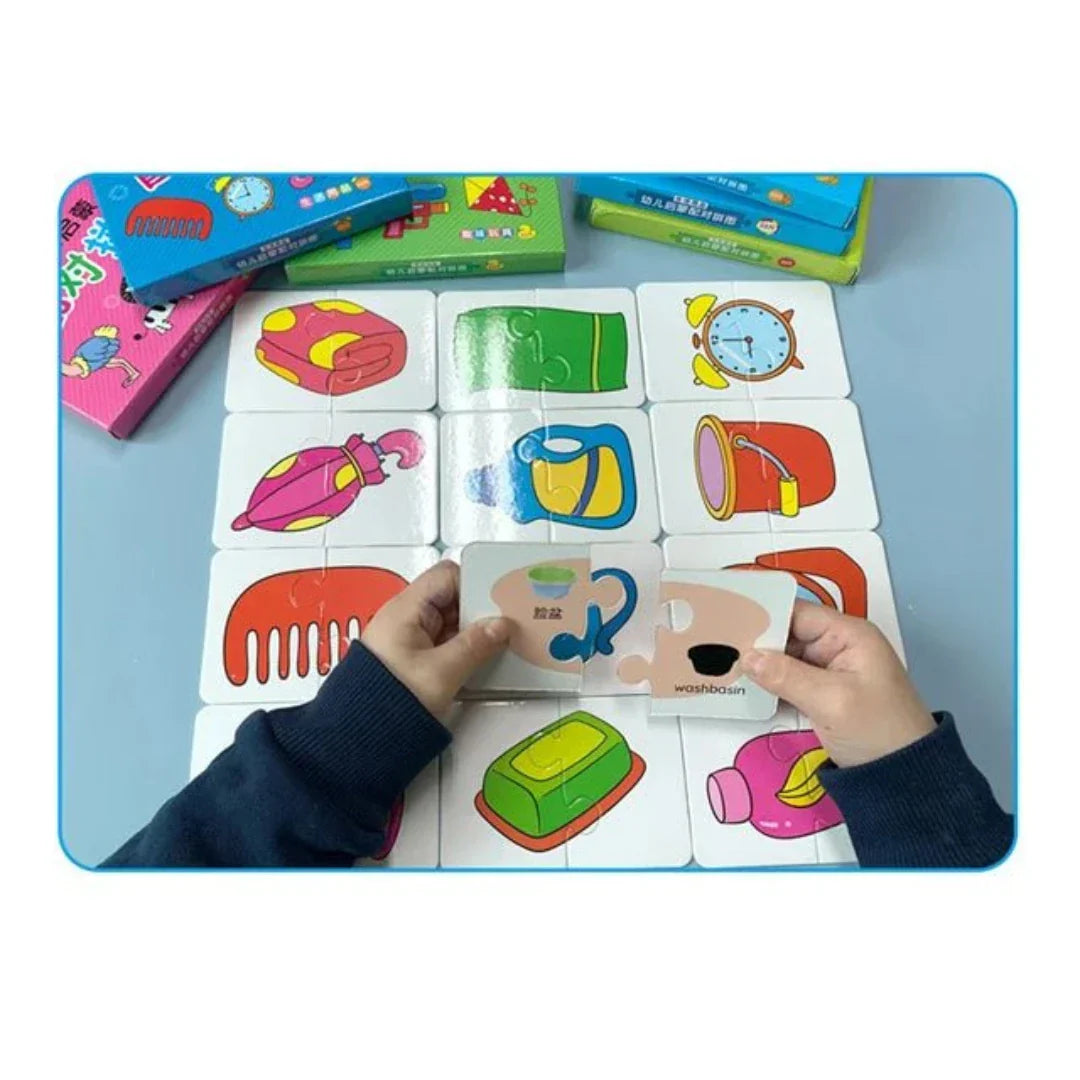Kaarten-Memory-spel voor kinderen – Speels geheugen en concentratie bevorderen (1+1 Gratis)