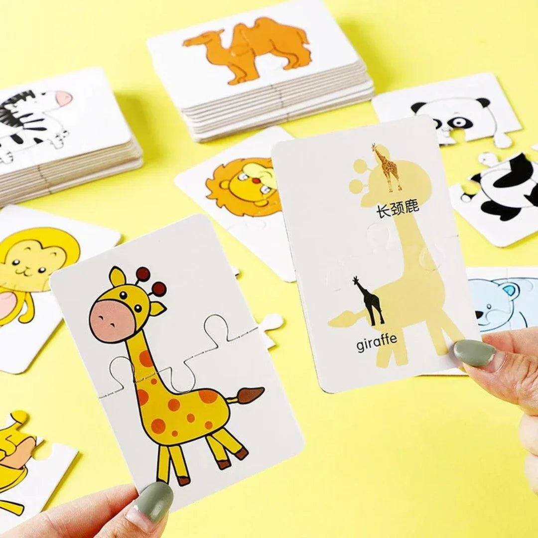 Kaarten-Memory-spel voor kinderen – Speels geheugen en concentratie bevorderen (1+1 Gratis)