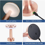 Klassieke Draadloze Draagbare LED Tafellamp – LumiCrest
