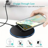 30W DRAADLOZE SNELLADER VOOR IPHONE & ANDERE APPARATEN | INDUCTIE OPLADER