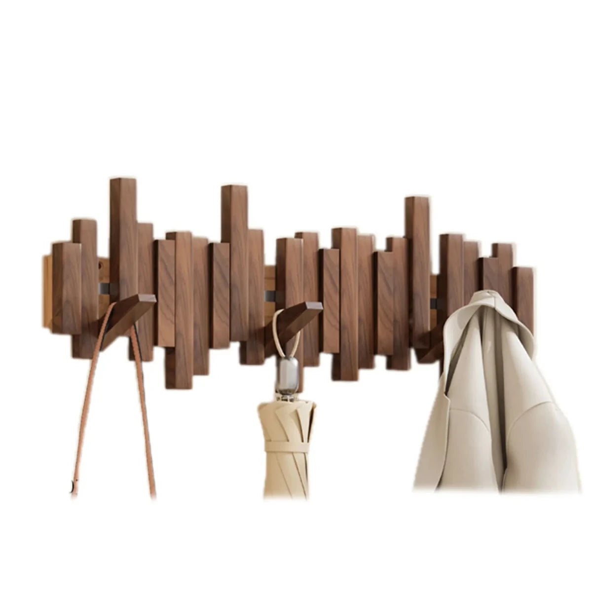 Piano Stijl Kapstok - Noten/Esdoorn - Elegante Ontwerp