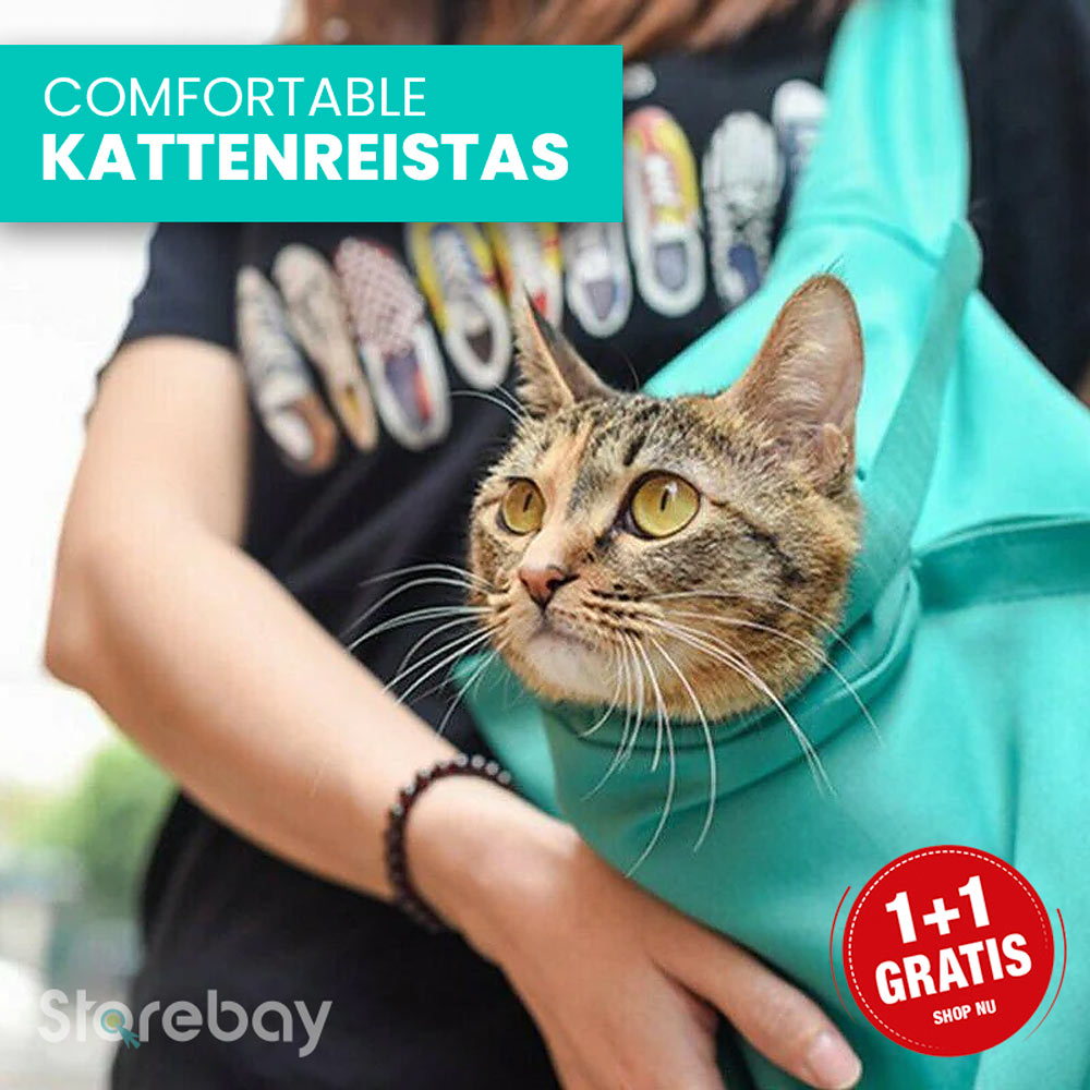 Kattenreisetas voor comfortabel reizen (1+1 Gratis) – PurrPorter