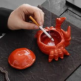 Keramische Krab Asbak - Uniek Ontwerp - Decoratief