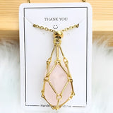 Ketting met Kristalhouder Hanger – CrystalGuard