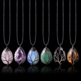 Rosenkwarts Druppelketting – Amelisse
