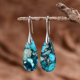 Blau Jaspis-Drop Earrings – Meliora