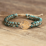 Levensboom-Armband met Afrikaanse Jaspis – Auralyn