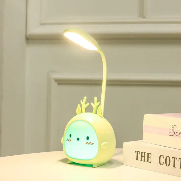 Kinderleeslamp met oogbescherming en USB-nachtlamp - BrightBuddy