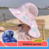 Kinder Sonnenhut met UPF 50+ - Brede rand en Verstelbare Kinband