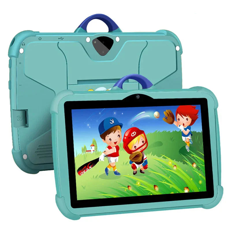Kindertablet 7 Inch | Cartoonpatroon & Android | 64GB Opslag