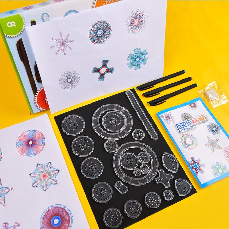 Klassieke Spirograaf Tekenset - Ultieme Creativiteit voor Kinderen