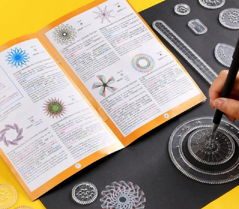 Klassieke Spirograaf Tekenset - Ultieme Creativiteit voor Kinderen