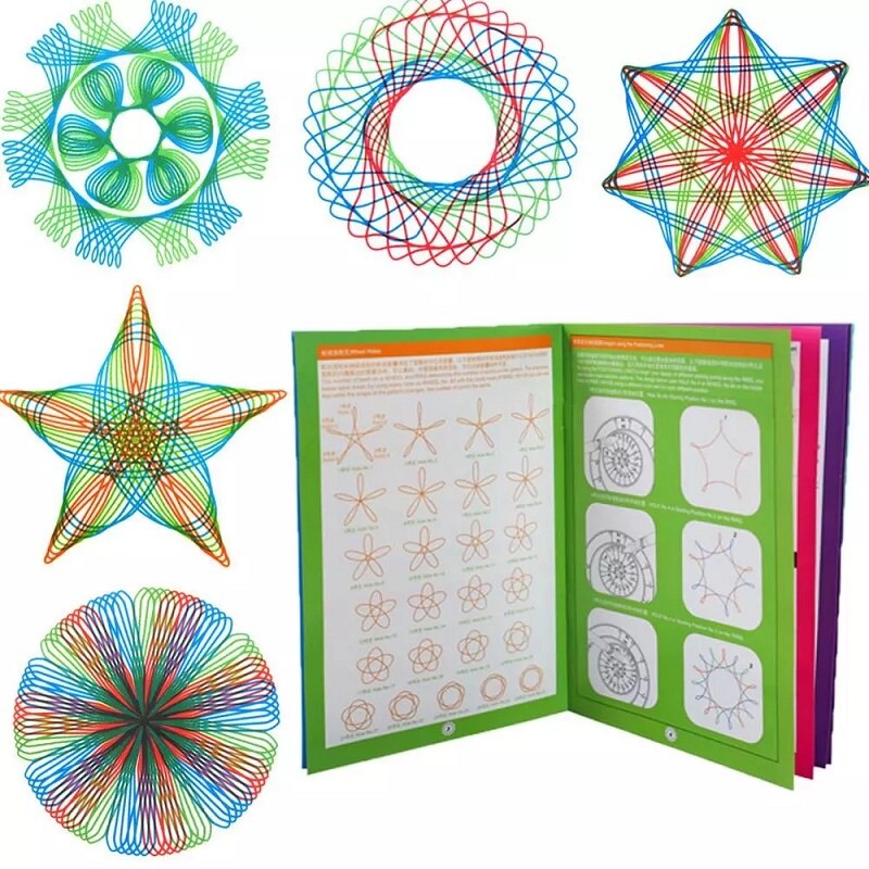 Klassieke Spirograaf Tekenset - Ultieme Creativiteit voor Kinderen
