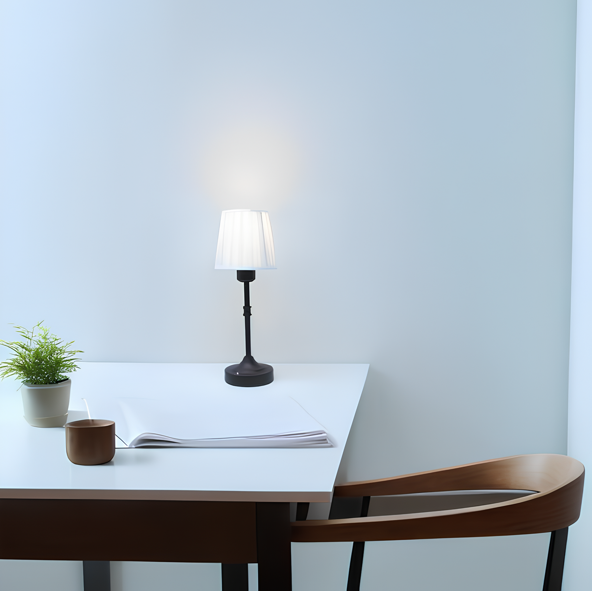 Klassieke Tafellamp | Draadloos | Met Drie Lichtstanden