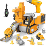 LittleBuilder Speelset - Vrachtwagen, Graafmachine & Kraan