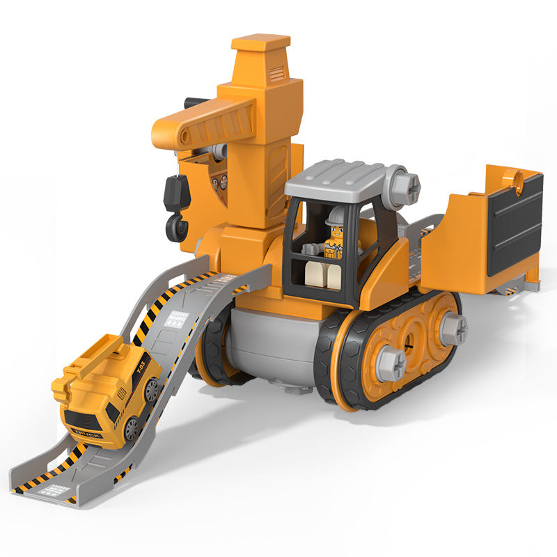 LittleBuilder Speelset - Vrachtwagen, Graafmachine & Kraan