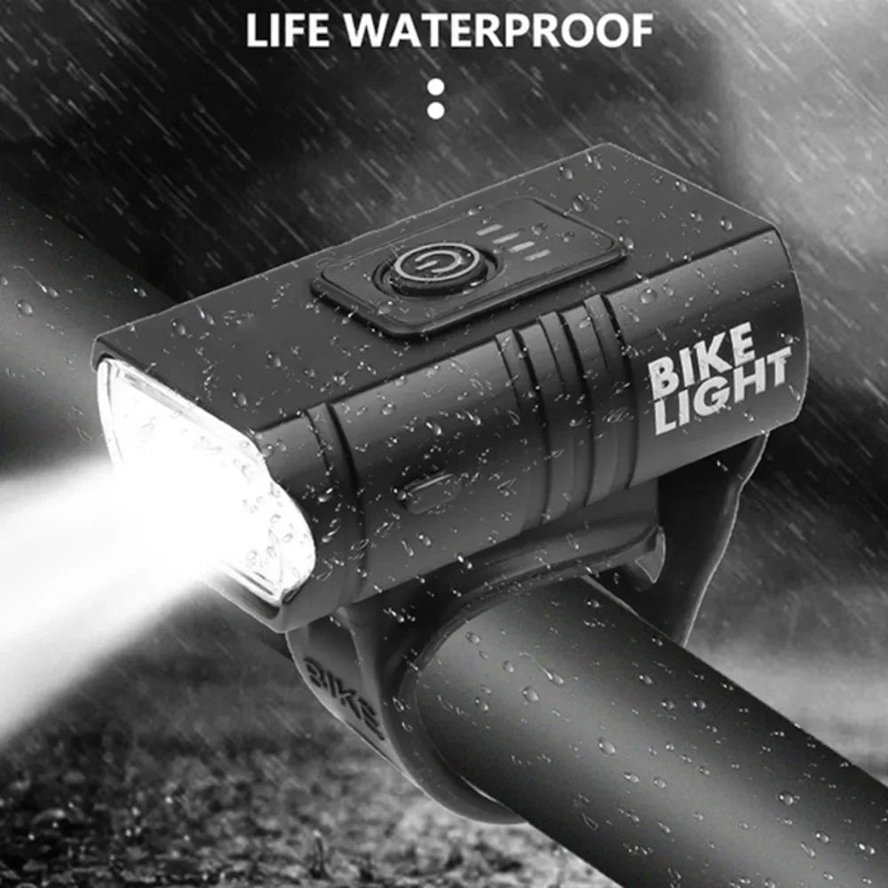Heldere Fietsverlichting LED | USB Oplaadbare Koplamp MTB