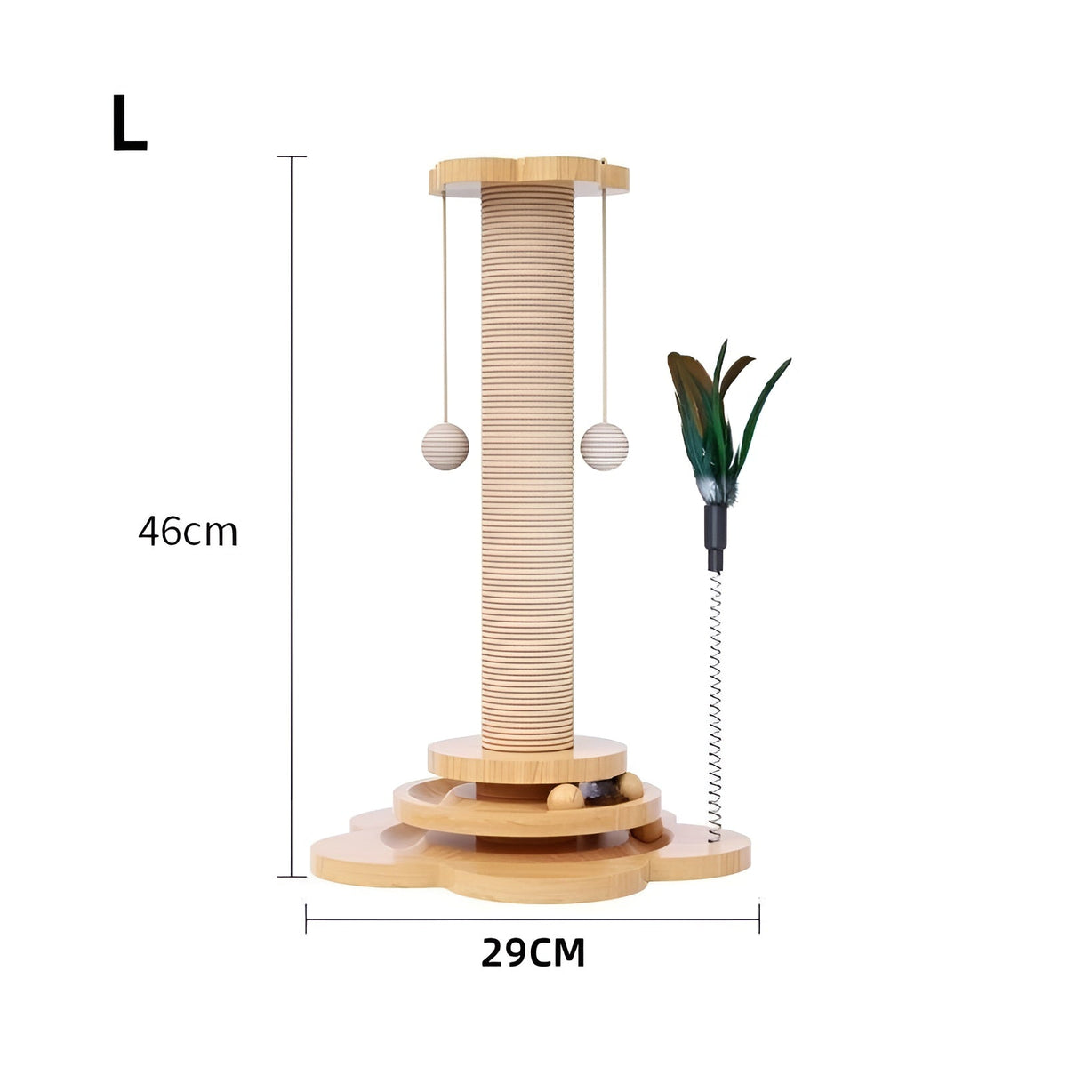 Houten Speelballen voor Katten - WoodPounce