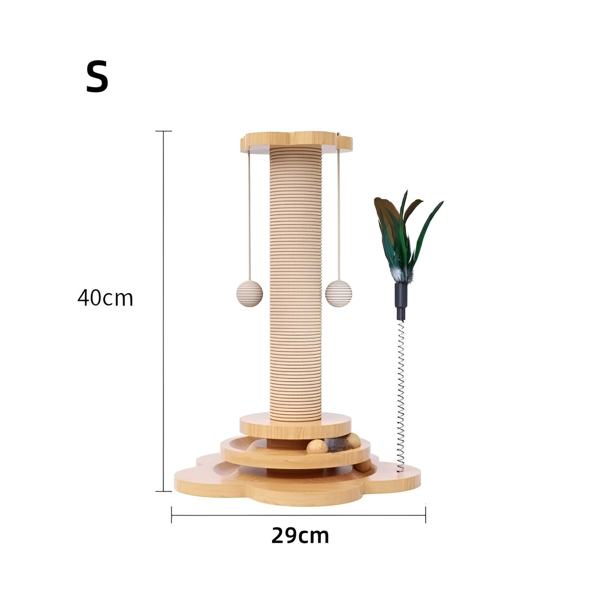 Houten Speelballen voor Katten - WoodPounce