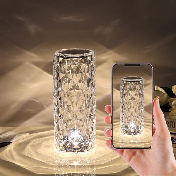 Kristall-LED-Lamp - LumiCrystal