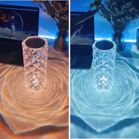 Kristall-LED-Lamp - LumiCrystal