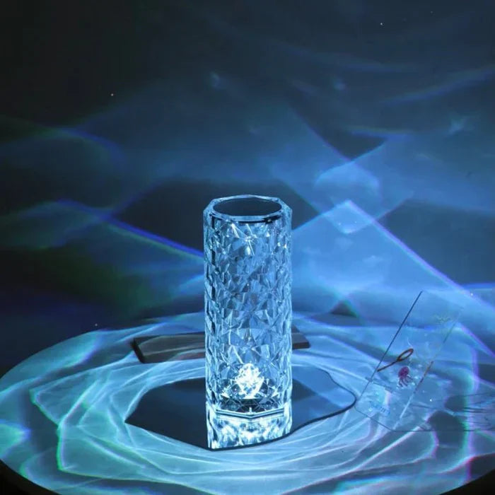 Kristall-LED-Lamp - LumiCrystal