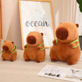 Schattige Capybara-pluche met Schildpadrugzak - CapyBuddy