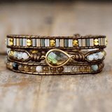 Beschermend Labradoriet Wikkelarmband – Sylvana