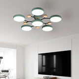 LED Plafondlamp - Modern Design | Hout & Metaal