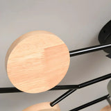 LED Plafondlamp - Modern Design | Hout & Metaal