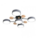 LED Plafondlamp - Modern Design | Hout & Metaal