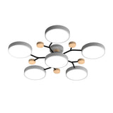 LED Plafondlamp - Modern Design | Hout & Metaal