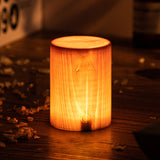 Stijlvolle LED-tafellamp – WoodGlow