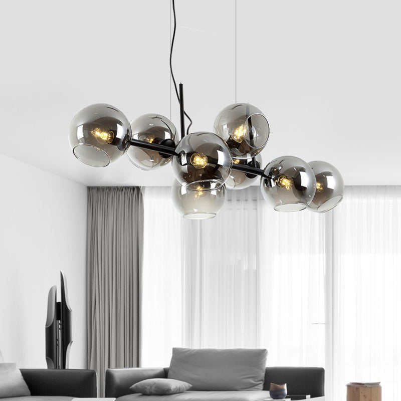 Moderne Eettafel Kroonluchter – Strakke Minimalistische LED Hanglamp