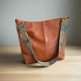 Vintage Leren Schoudertas voor Dames - Tijdloze Elegantie