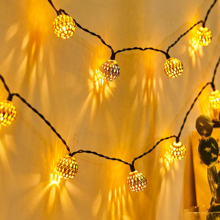 Marokkaanse Stijl Waterdichte Zonne-Lichterkettingen - SunGlow Strings