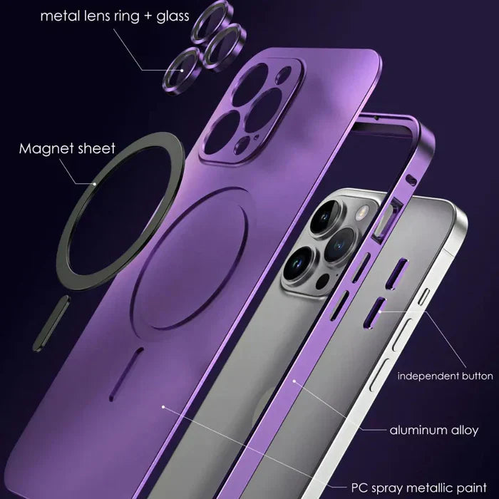 Metallische Hoes voor iPhone - MagCase