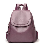 Vintage Leren Dames Rugzak – Isabella