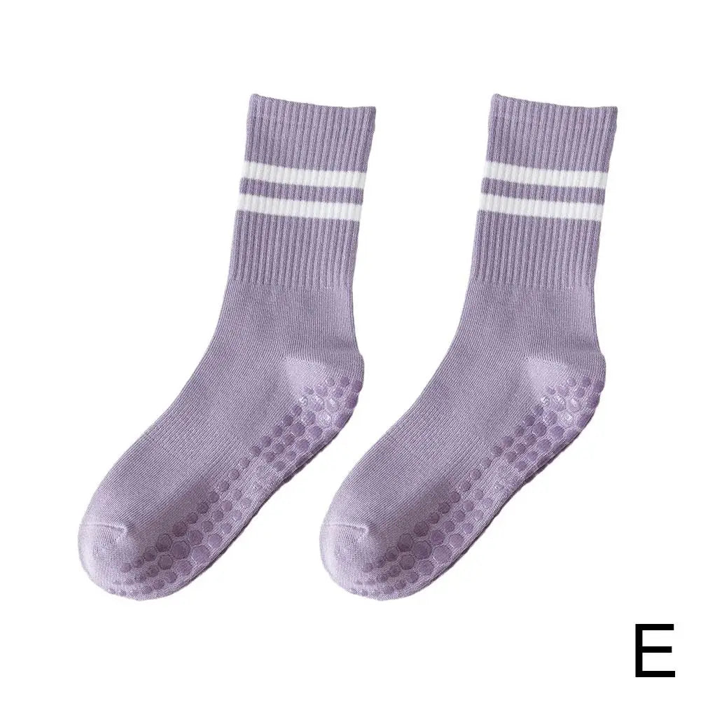 Antislip Mid-Tube Sportsokken voor Fitness en Yoga - GripFit