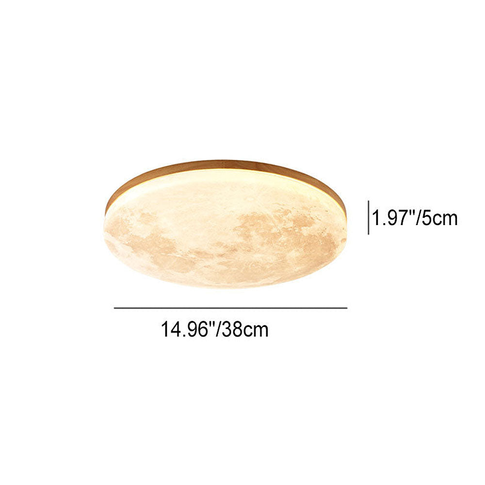 Plafondlamp - Realistische Maanlamp | Zachte LED Verlichting