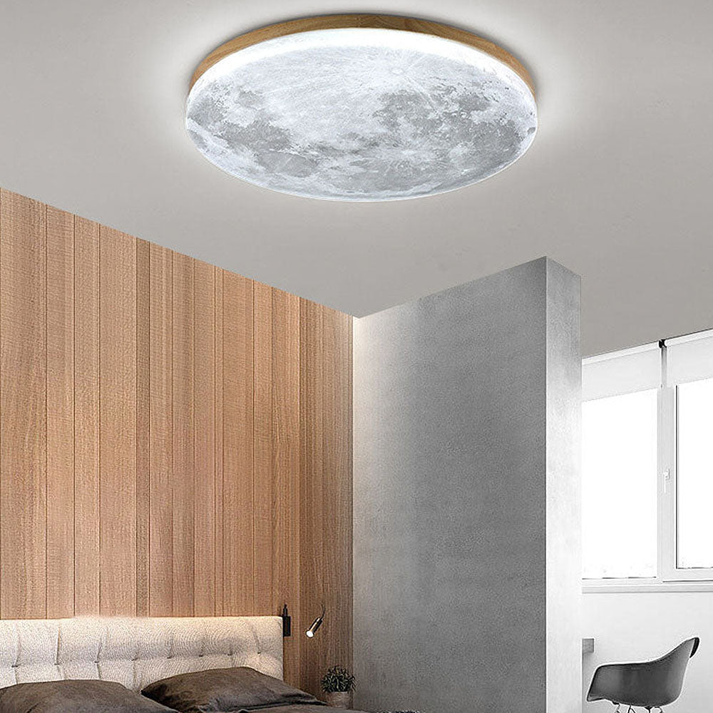 Plafondlamp - Realistische Maanlamp | Zachte LED Verlichting